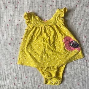 Yellow polka dot jumper